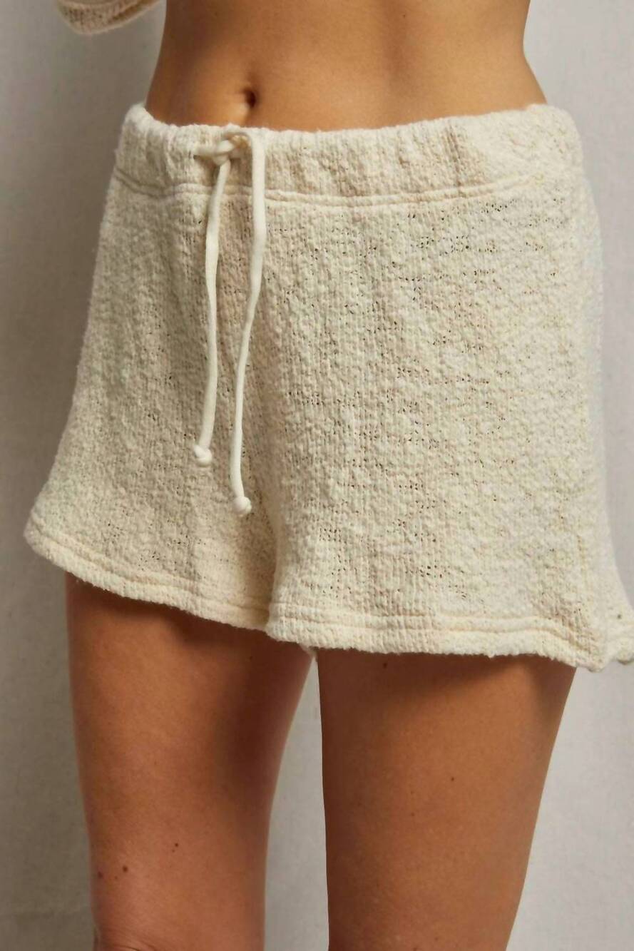 NEW PERFECTWHITETEE roxanne shorts in natural